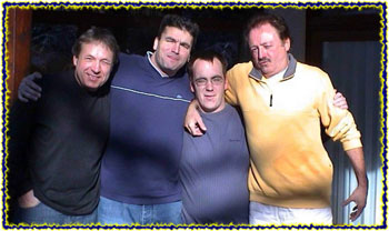 v.l.: KING-Walter, MIHA-Michael, ALIEN-mal-der-mal-jener, CROCO-Bernie